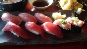 源太ずし　イオンモールいわき小名浜店の「まぐろづくし」